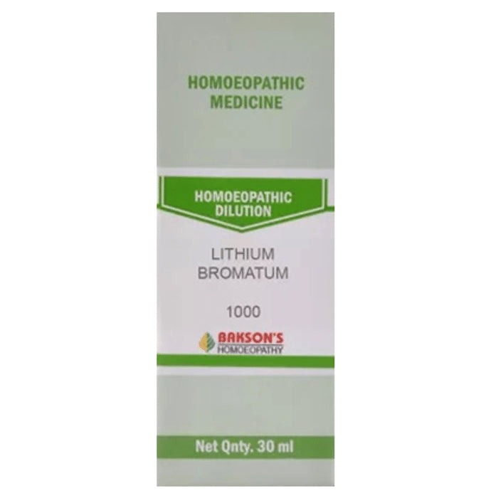 Bakson's Homeopathy Lithium Bromatum Dilution 1000 CH - Classic Derma