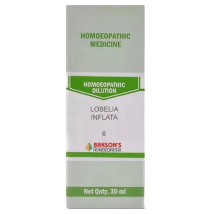 Bakson's Homeopathy Lobelia Inflata Dilution 6 CH - Classic Derma