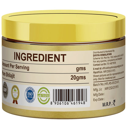 Divya Himalayan Shilajit Gold Resin