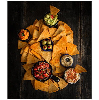 ?Gourmade Soulful Snacking Combo Pack of Pita Chips Chipotle-2 & Roasted Garlic-1 (125gm Each)