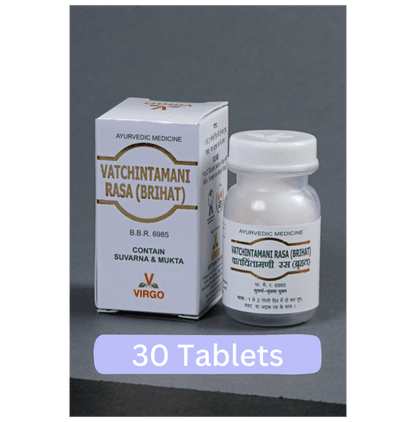 Virgo Vatchintamani Rasa (Brihat) Tablet Contain Suvarna & Mukta