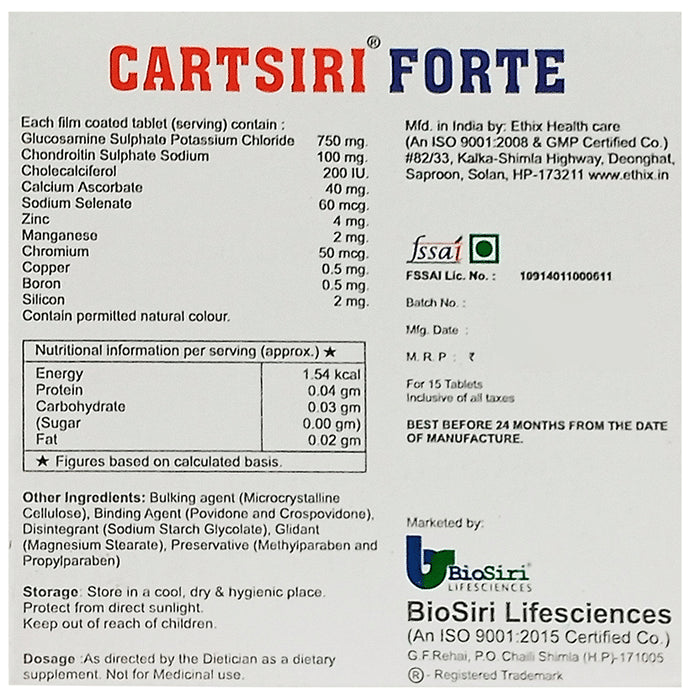 Cartsiri Forte Tablet
