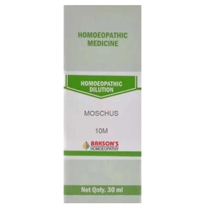 Bakson's Homeopathy Moschus Dilution 10M - Classic Derma