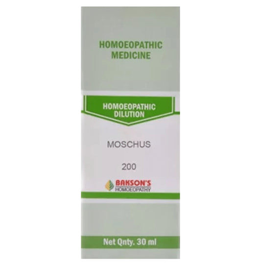 Bakson's Homeopathy Moschus Dilution 200 - Classic Derma