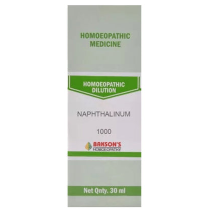 Bakson's Homeopathy Naphthalinum Dilution 1000 CH - Classic Derma
