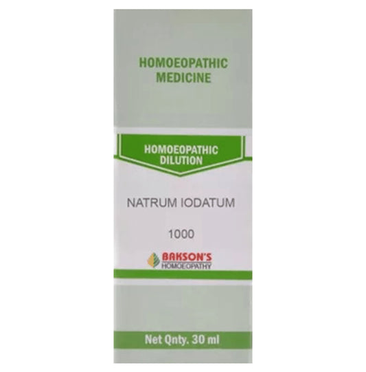 Bakson's Homeopathy Natrum Iodatum Dilution 1000 CH - Classic Derma