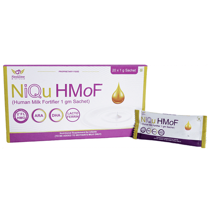 NiQu HMoF Human Milk Fortifier 1gm Sachet (20 Each) - Classic Derma