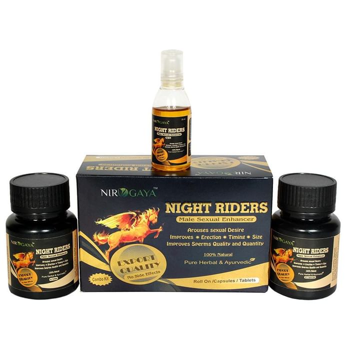 Nirogaya Night Riders Male Sexual Enhancer - Classic Derma