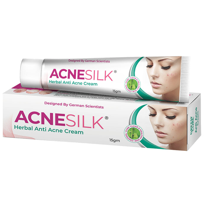 Green Cure Acnesilk Herbal Anti Acne Cream - Classic Derma