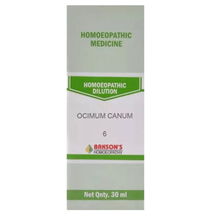Bakson's Homeopathy Ocimum Canum Dilution 6 CH - Classic Derma