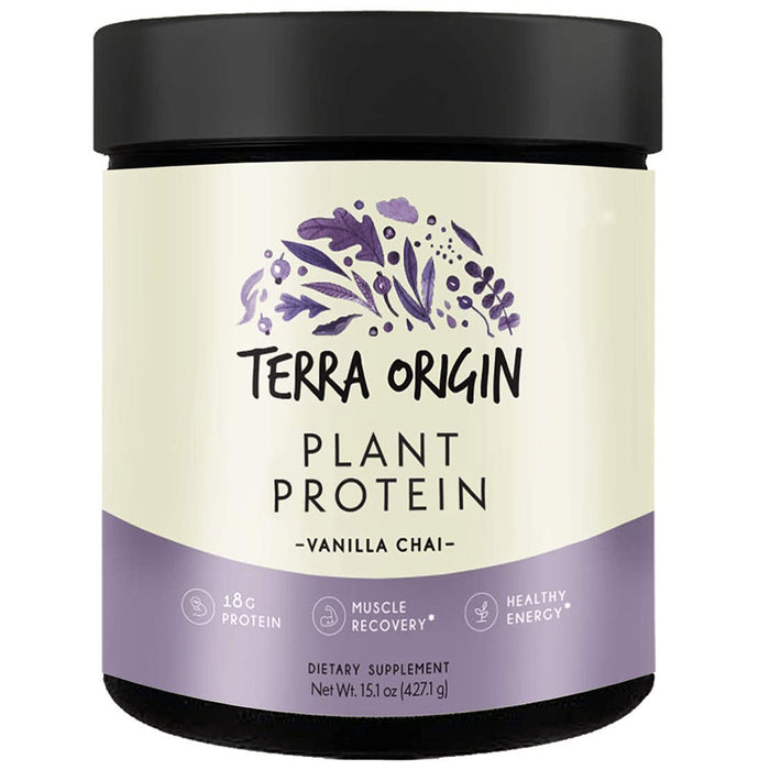 Terra Origin Plant Protein Vanilla Chai - Classic Derma