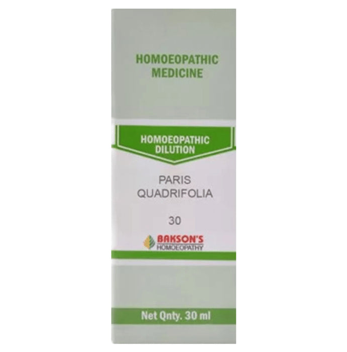Bakson's Homeopathy Paris Quadrifolia Dilution 30 - Classic Derma