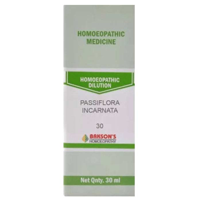 Bakson's Homeopathy Passiflora Incarnata Dilution 30 - Classic Derma