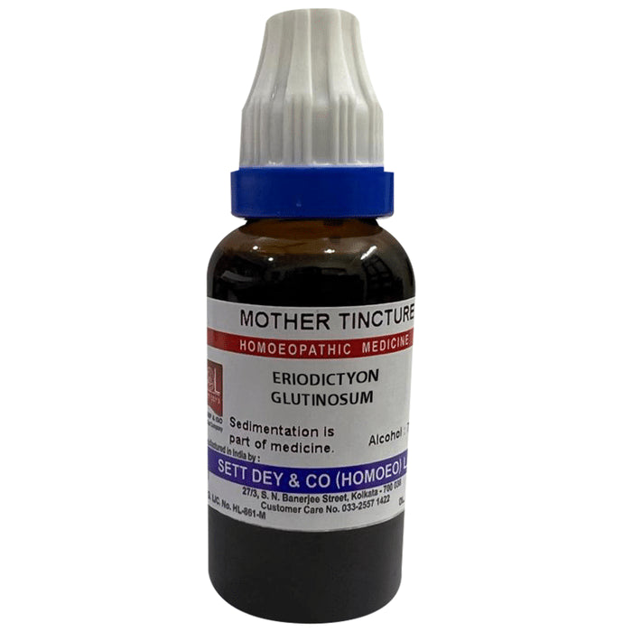 Sett Dey Eriodictyon Glutinosum Mother Tincture - Classic Derma