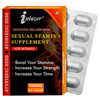 Inlazer Sexual Stamina Supplement for Women Capsule - Classic Derma