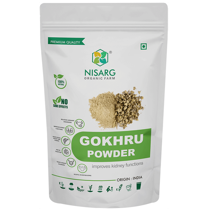 Nisarg Organic Farm Gokhara Powder - Classic Derma