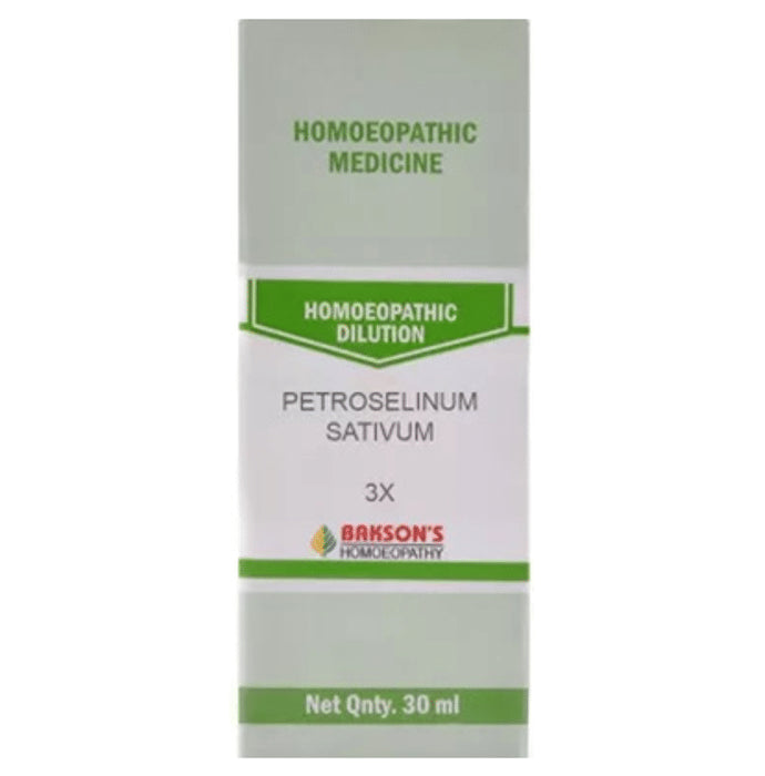 Bakson's Homeopathy Petroselinum Sativum Dilution 3X - Classic Derma