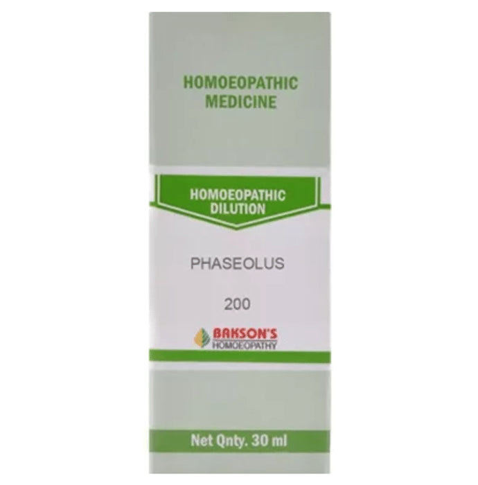 Bakson's Homeopathy Phaseolus Dilution 200 - Classic Derma