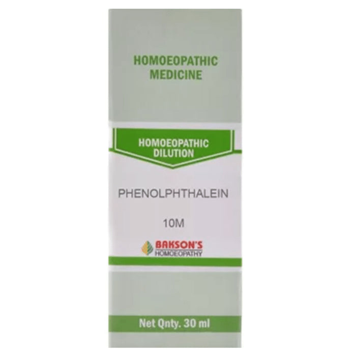 Bakson's Homeopathy Phenolphthalein Dilution 10M - Classic Derma