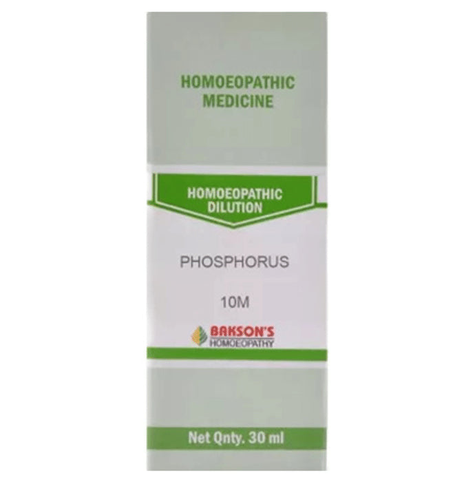 Bakson's Homeopathy Phosphorus Dilution 10M - Classic Derma