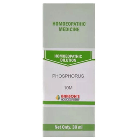 Bakson's Homeopathy Phosphorus Dilution 10M - Classic Derma