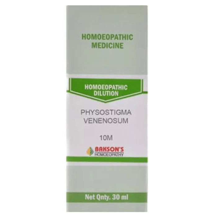 Bakson's Homeopathy Physostigma Venenosum Dilution 10M - Classic Derma