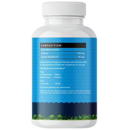 Inlife Calcium Vitamin D3 for Pet Supplement Tablet