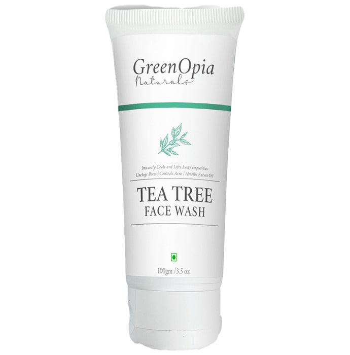 GreenOpia Naturals Tea Tree Face Wash - Classic Derma