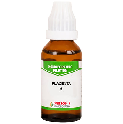 Bakson's Homeopathy Placenta Dilution 6