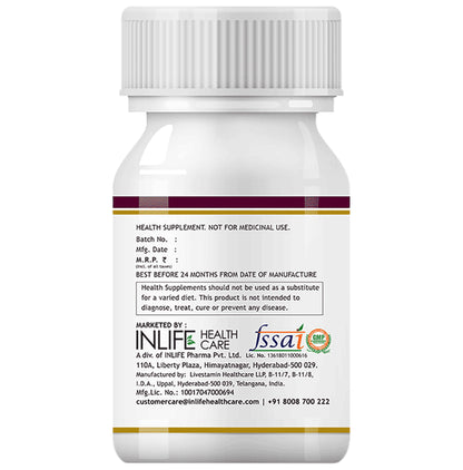 Inlife L-Arginine 1000mg | Nitric Oxide Precursor | Capsule