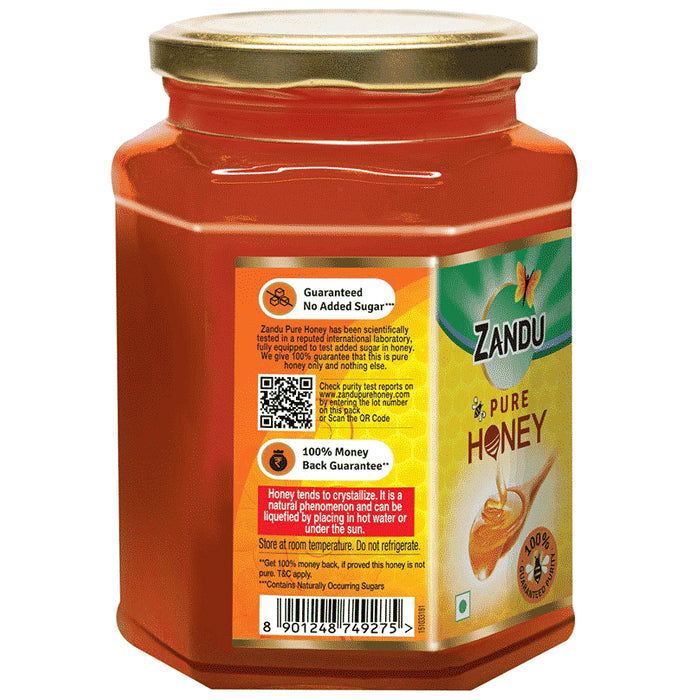 Zandu Pure Honey with No Added Sugar | Free from Adulteration