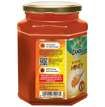 Zandu Pure Honey with No Added Sugar | Free from Adulteration