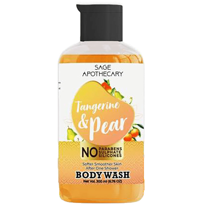 Sage Apothecary Tangerine & Pear Body Wash - Classic Derma