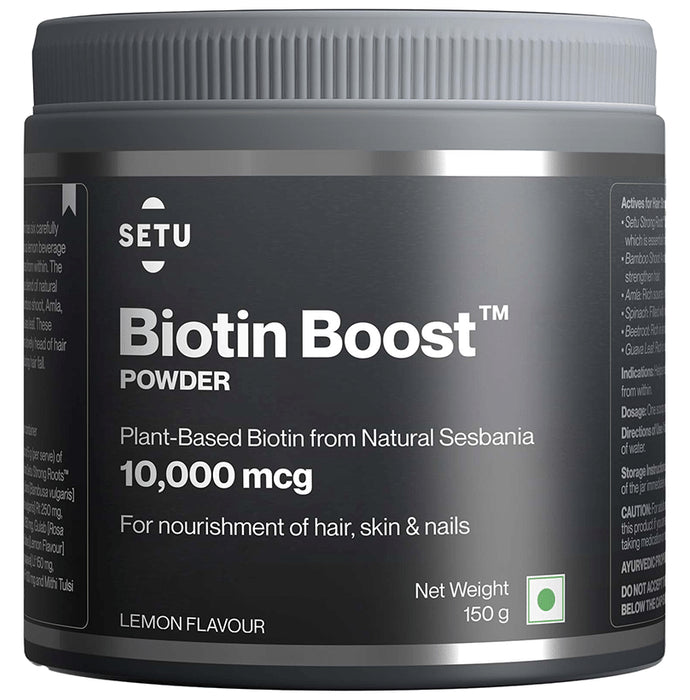 Setu Biotin Boost Powder for Hair, Skin & Nails Lemon - Classic Derma