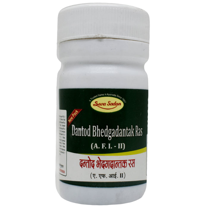 Seva Sadan Dantod Bhedgadantak Ras Tablet - Classic Derma
