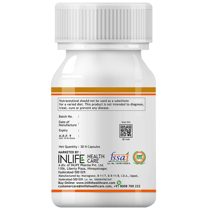 Inlife Tocotrienol with Wheat Germ Oil (Vitamin E) | Liquid Filled Capsule