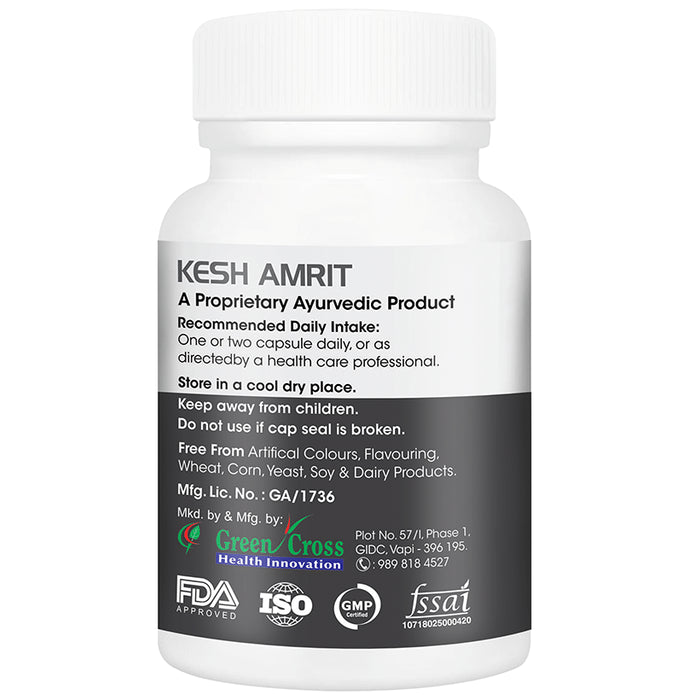Vitagreen Kesh Amrit 500mg Capsule