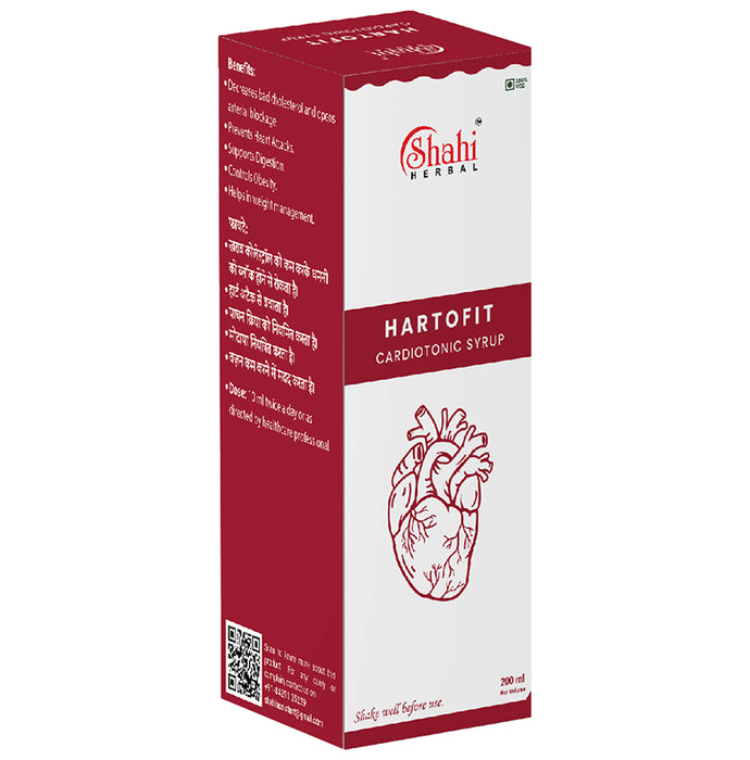 Shahi Herbal Hartofit Cardiotonic Syrup (200ml Each) - Classic Derma