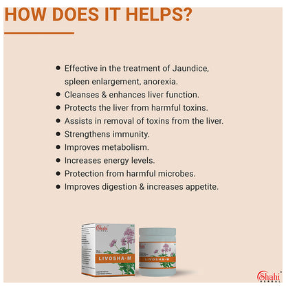 Shahi Herbal Livosha-M (100gm Each)