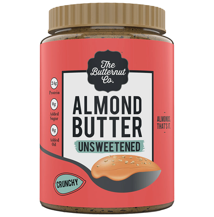 The Butternut Co. Almond Butter Unsweetened Crunchy - Classic Derma