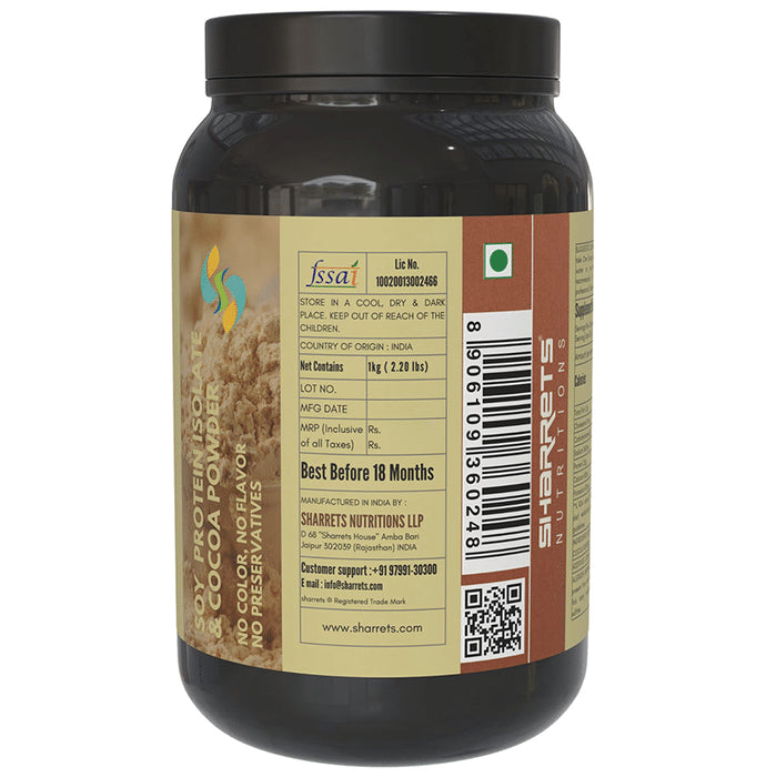 Sharrets Isolated Soy Protein 90% Powder Chocolate