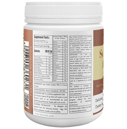 Sharrets Isolated Soy Protein 90% Powder Chocolate