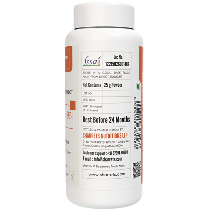 Sharrets Turmeric Extract Curcumin 95 Vegan Powder