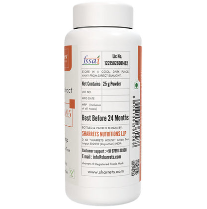 Sharrets Turmeric Extract Curcumin 95 Vegan Powder
