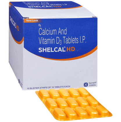 Shelcal - HD Tablet with Calcium & Vitamin D3 | Bone, Joint & Muscle Care - Classic Derma