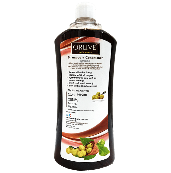 Sahajanand Health Care Orlive shampoo + Conditioner Shikakai