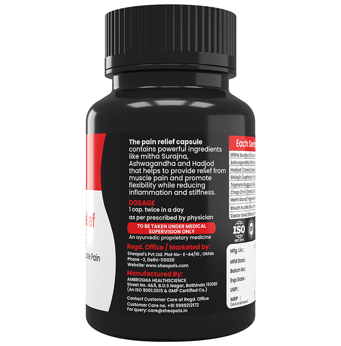 Sheopal's Pain Relief Extract Capsule For Joints & Body Muscular Pain