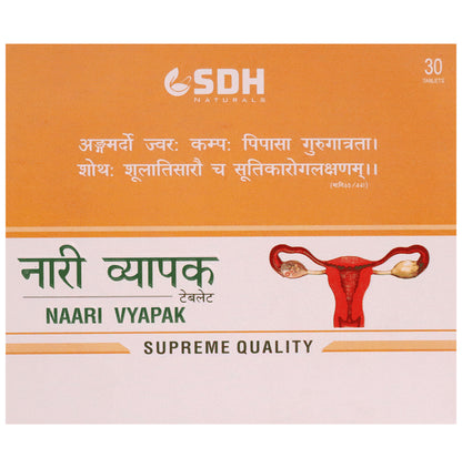Shree Dhanwantri Herbals Naari Vyapak Tablet - Classic Derma