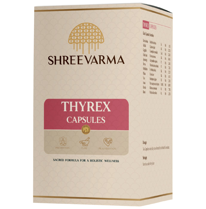 Shree Varma Thyrex Capsule (60 Each) - Classic Derma