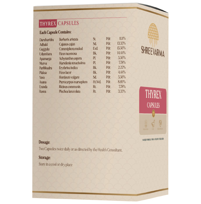 Shree Varma Thyrex Capsule (60 Each)